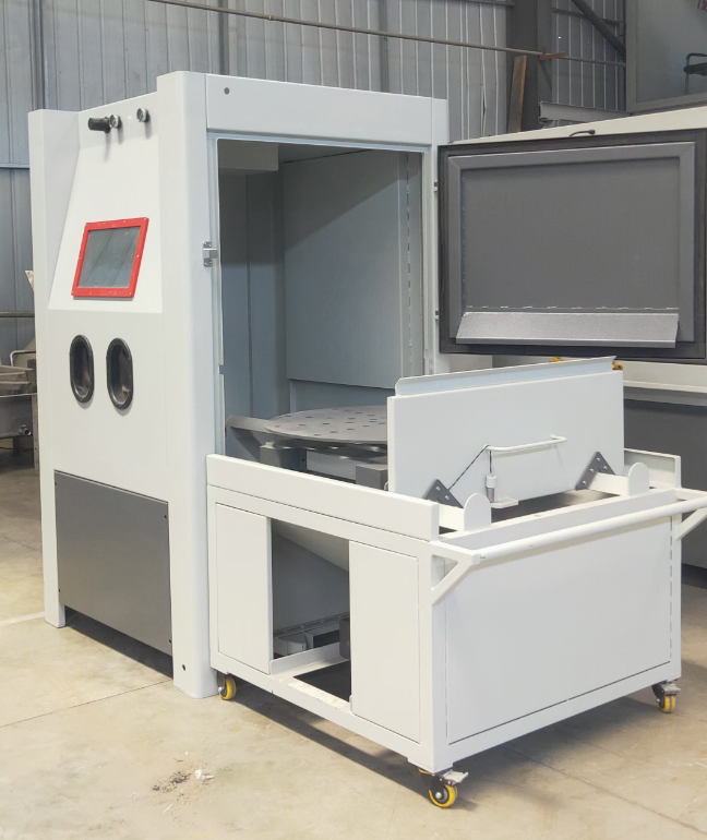 安徽箱式喷砂机 适合小工件批量处理