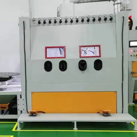 安徽高效生产，从箱体手动喷砂机开始，提升零部件质量